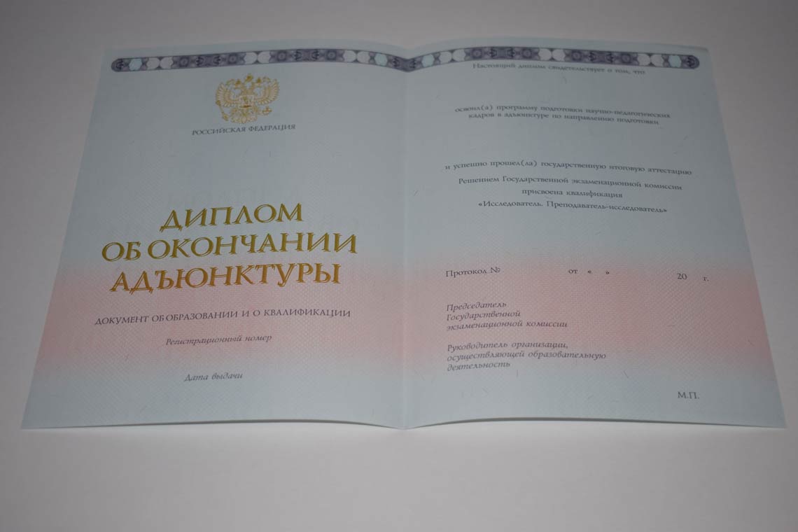 Диплом Адъюнктуры 2014-2025 в Одинцово
