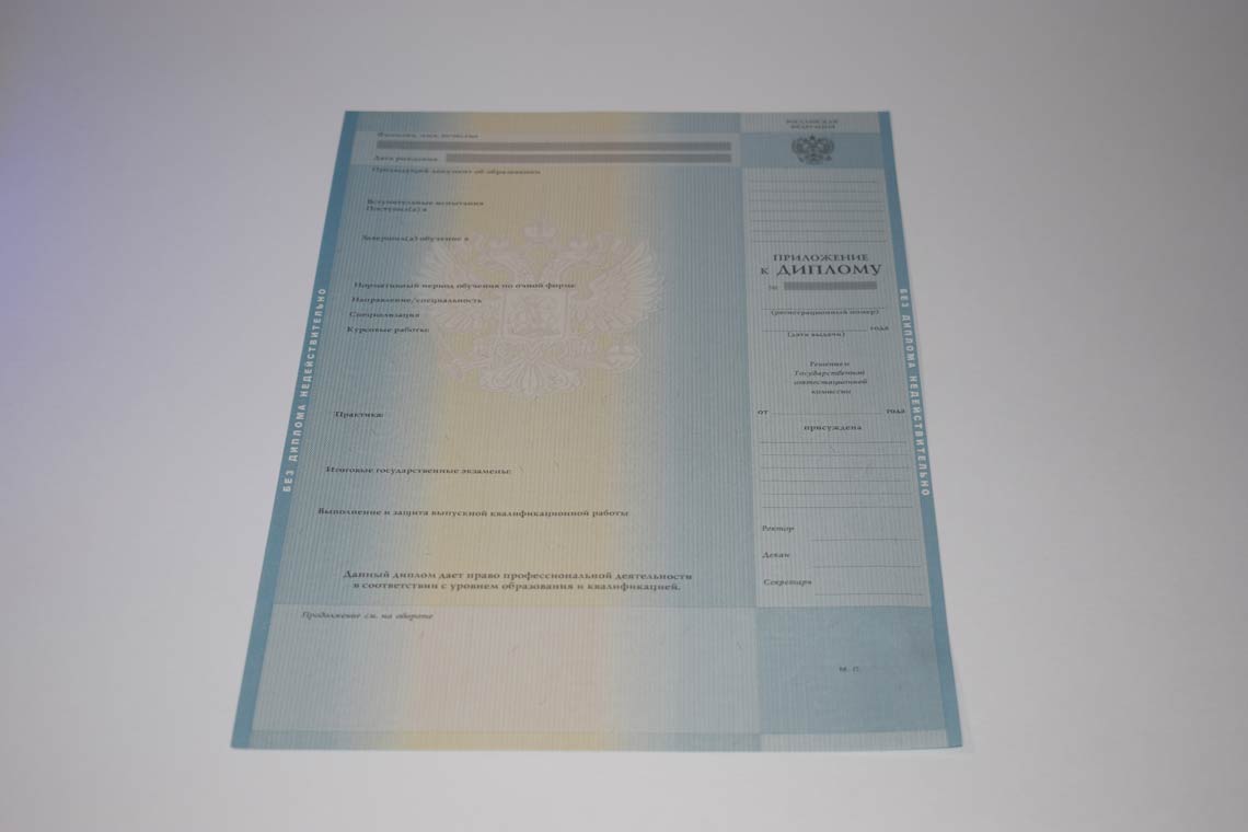 Диплом Магистра с 2011-2013 в Одинцово приложение